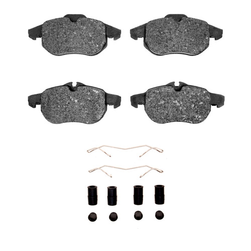 DFC 03-11 Cadillac BLS (Mexico) Front 5000 Advanced Low Metallic Brake Pads and Hardware Kit