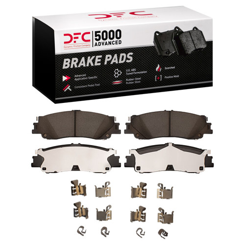 DFC 22-25 Infiniti QX80 Rear 5000 Advanced Ceramic Brake Pads and Hardware Kit