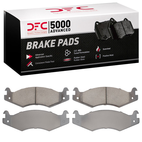 DFC 5000 Advanced Low-Metallic Front/Rear Brake Pads, Hummer H1 1992-2006