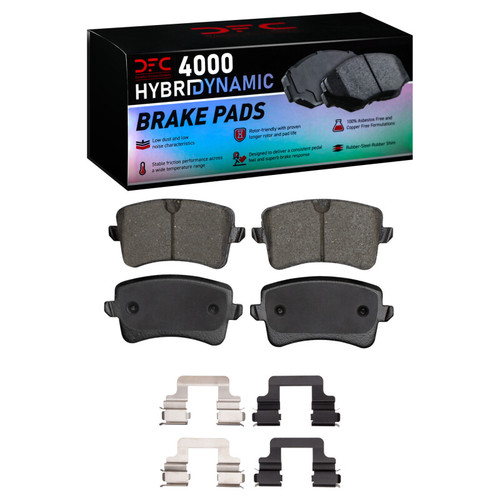 DFC 08-17 Audi Q5 (Mexico) Rear 4000 HybriDynamic Brake Pads and Hardware Kit