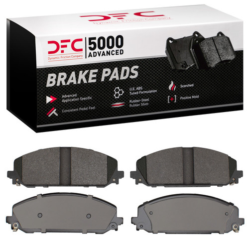 DFC 5000 Advanced Semi-Metallic Front Brake Pads, Dodge Durango 2021-2025