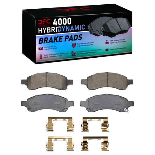 DFC 07-17 Buick Enclave Front 4000 HybriDynamic Brake Pads and Hardware Kit