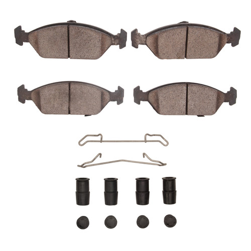 DFC 94-00 Kia Sephia Front 5000 Advanced Ceramic Brake Pads and Hardware Kit