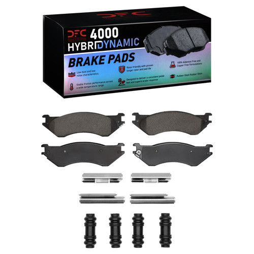 DFC 97-04 Dodge Ram 1500 Van Front 4000 HybriDynamic Brake Pads and Hardware Kit