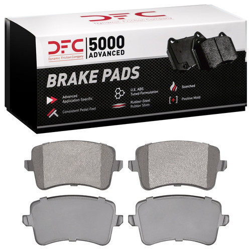 DFC 5000 Advanced Low-Metallic Rear Brake Pads, Audi A5 2008-2017