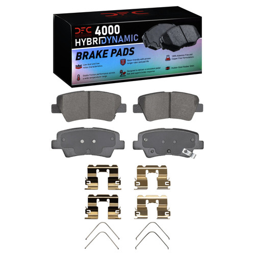 DFC 18-20 Hyundai Elantra GT Rear 4000 HybriDynamic Brake Pads and Hardware Kit