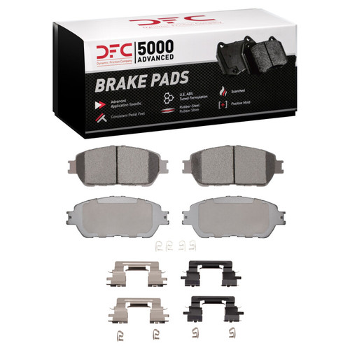 DFC 02-06 Lexus ES300 Front 5000 Advanced Ceramic Brake Pads and Hardware Kit