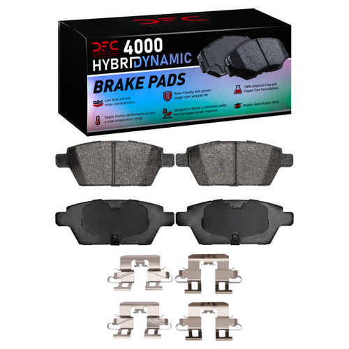 DFC 06-13 Ford Fusion Rear 4000 HybriDynamic Brake Pads and Hardware Kit