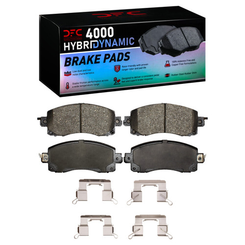 DFC 17-25 Subaru Crosstrek Front 4000 HybriDynamic Brake Pads and Hardware Kit