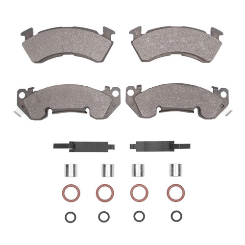 DFC 5000 Advanced Semi-Metallic Front Brake Pads and Hardware Kit, Buick Roadmaster 1990-1996