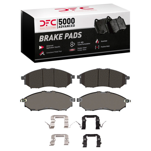 DFC 14-14 Infiniti QX70 Front 5000 Advanced Ceramic Brake Pads and Hardware Kit