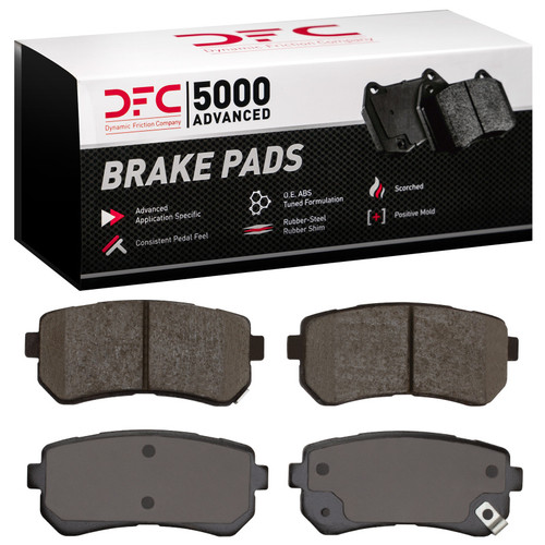 DFC 06-20 Dodge Attitude (Mexico) Rear 5000 Advanced Ceramic Brake Pads