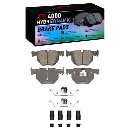 DFC 07-19 BMW X6 Rear 4000 HybriDynamic Brake Pads and Hardware Kit