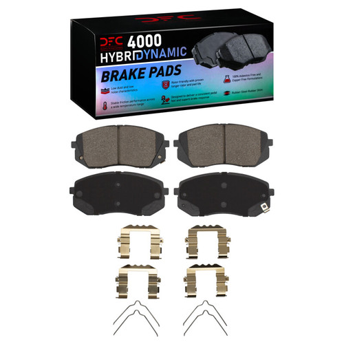 DFC 16-20 Hyundai Sonata Front 4000 HybriDynamic Brake Pads and Hardware Kit