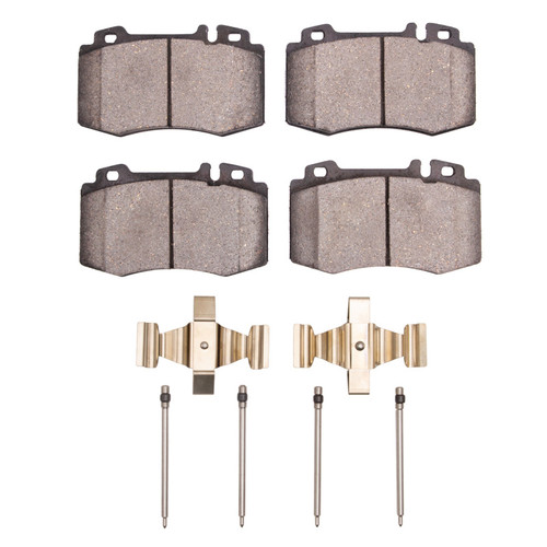 DFC 5000 Advanced Low-Metallic Front Brake Pads and Hardware Kit, Mercedes-Benz CL600 1993-2006