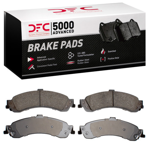 DFC 5000 Advanced Ceramic Rear Brake Pads, Cadillac Escalade ESV 2000-2006