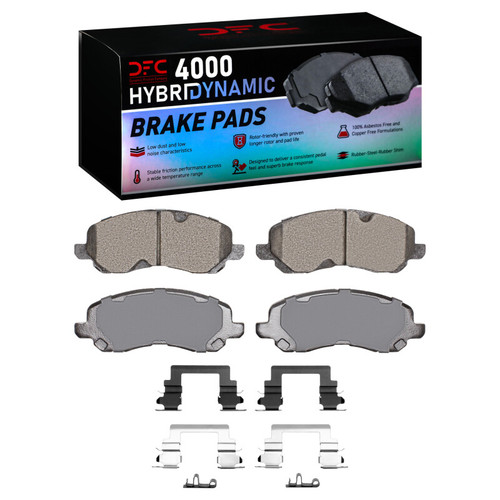 DFC 00-25 Chrysler Sebring Front 4000 HybriDynamic Brake Pads and Hardware Kit