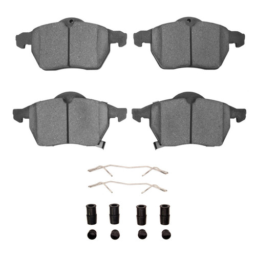 DFC 97-10 Saab 9-5 Front 5000 Advanced Low Metallic Brake Pads and Hardware Kit