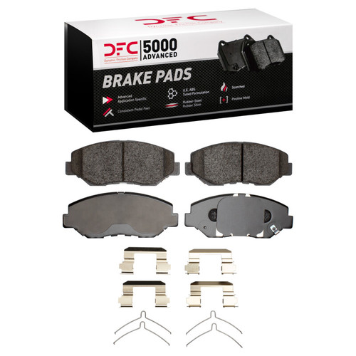 DFC 03-08 Honda Pilot Front 5000 Advanced Ceramic Brake Pads and Hardware Kit