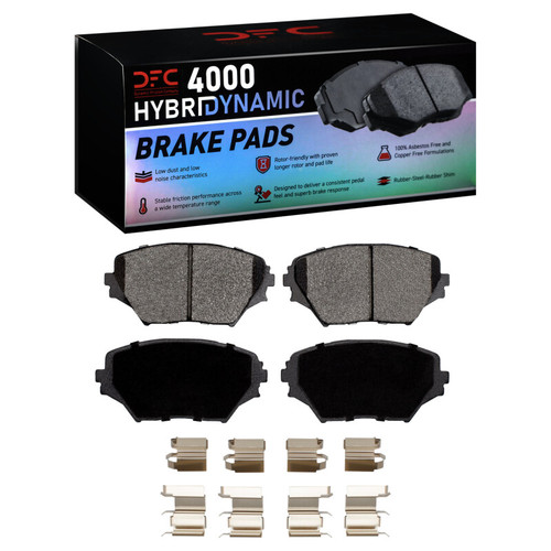 DFC 01-05 Toyota RAV4 Front 4000 HybriDynamic Brake Pads and Hardware Kit