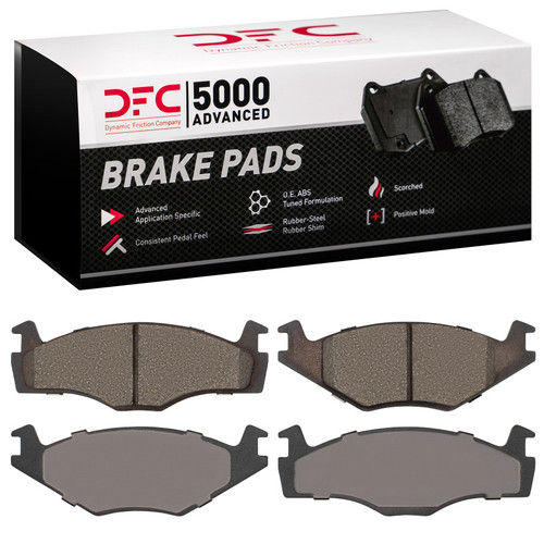 DFC 5000 Advanced Low-Metallic Front Brake Pads, Volkswagen Derby (Mexico) 1984-2005