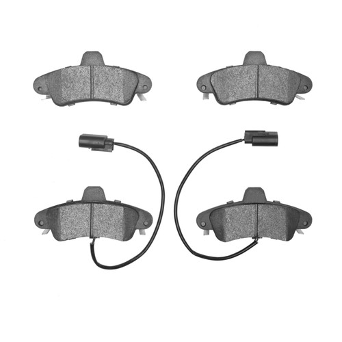 DFC 5000 Advanced Semi-Metallic Rear Brake Pads, Mercury Cougar 2001-2004