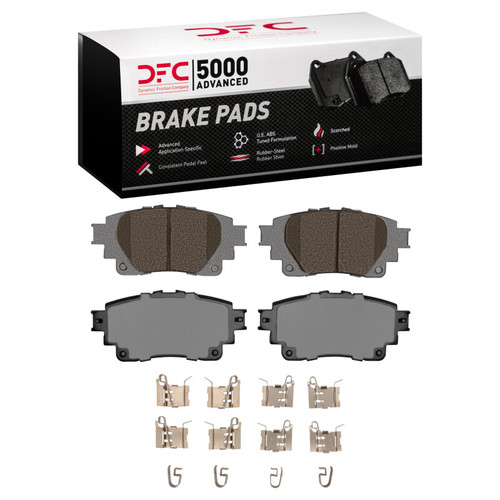 DFC 19-22 Toyota Corolla (Mexico) Rear 5000 Advanced Ceramic Brake Pads and Hardware Kit