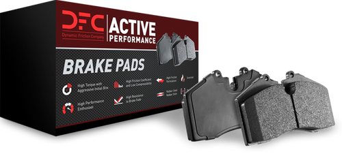 DFC 5000 Advanced Semi-Metallic Front Brake Pads and Hardware Kit, Hyundai Scoupe 1991-1992