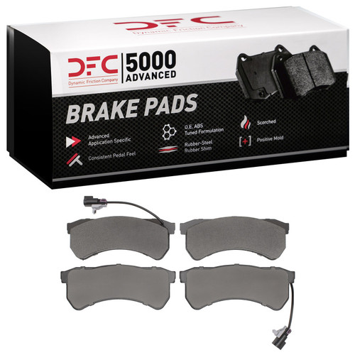 DFC 5000 Advanced Semi-Metallic Front/Rear Brake Pads, Freightliner MT35 / 2016-2024