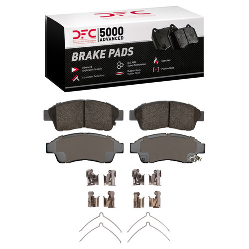 DFC 5000 Advanced Ceramic Front Brake Pads and Hardware Kit, Geo Prizm 1992-2003