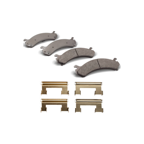 DFC 5000 Advanced Ceramic Front Brake Pads and Hardware Kit, Cadillac DeVille 1999-2020