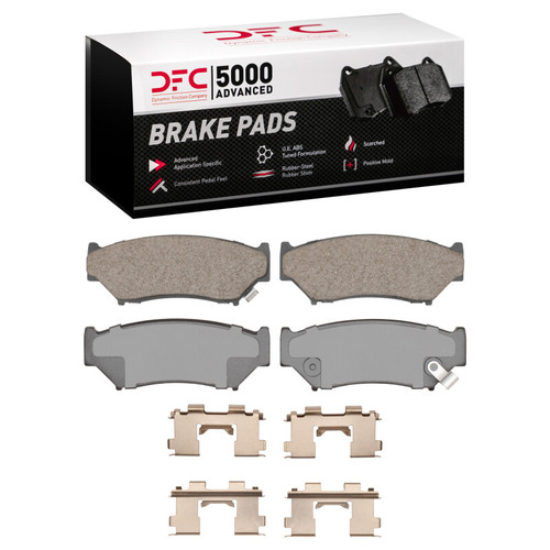 DFC 98-04 Chevrolet Tracker Front 5000 Advanced Ceramic Brake Pads and Hardware Kit