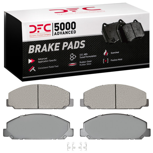 DFC 5000 Advanced Semi-Metallic Front/Rear Brake Pads, Chevrolet W5500 Tiltmaster / 1999-2024