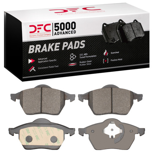 DFC 5000 Advanced Low-Metallic Front Brake Pads, Audi A6 (USA/Canada) 1992-2000