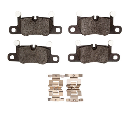 DFC 19-23 Porsche Cayenne Rear 5000 Advanced Low Metallic Brake Pads and Hardware Kit