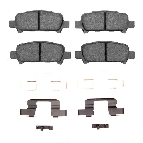DFC 5000 Advanced Ceramic Rear Brake Pads and Hardware Kit, Subaru Legacy 2005-2009