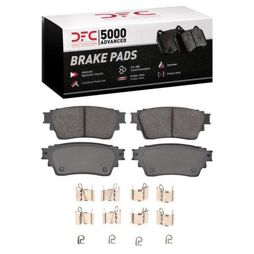 DFC 17-25 Mitsubishi Outlander Rear 5000 Advanced Ceramic Brake Pads and Hardware Kit