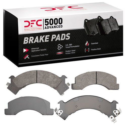 DFC 5000 Advanced Semi-Metallic Front Brake Pads, Chevrolet W3500 Gas Engine 1988-1997