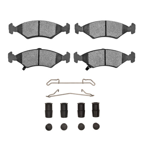 DFC 94-00 Kia Spectra Front 5000 Advanced Ceramic Brake Pads and Hardware Kit