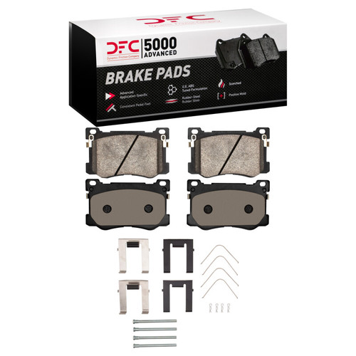 DFC 15-20 Genesis G80 Front 5000 Advanced Ceramic Brake Pads and Hardware Kit