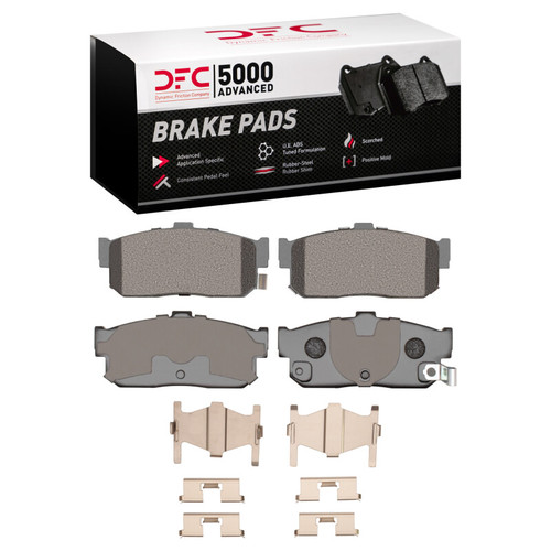 DFC 91-01 Infiniti I30 Rear 5000 Advanced Ceramic Brake Pads and Hardware Kit