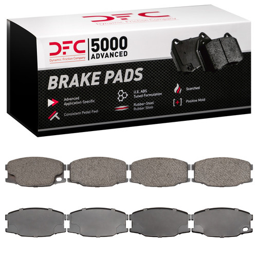 DFC 5000 Advanced Semi-Metallic Front/Rear Brake Pads, Mitsubishi Fuso FE / 1995-2004