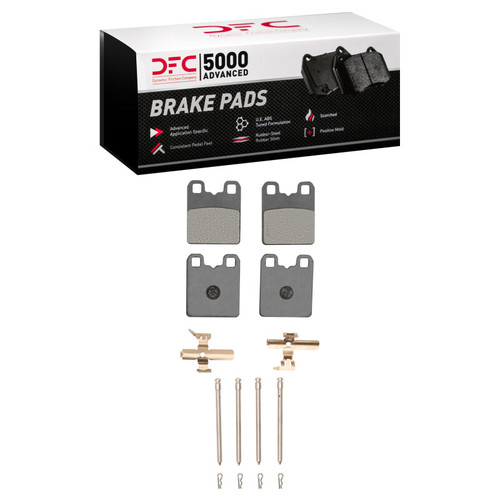 DFC 14-25 Alfa Romeo Giula Parking Brake 5000 Advanced Low Metallic Brake Pads and Hardware Kit