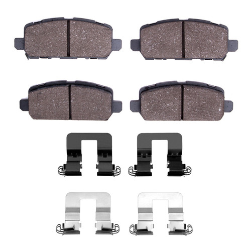 DFC 4000 HybriDynamic Rear Brake Pads and Hardware Kit, Honda HR-V 2016-2022