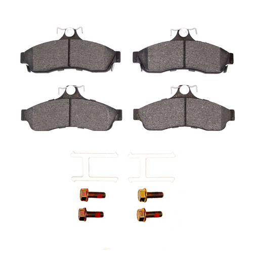 DFC 94-96 Chevrolet Impala Rear 5000 Advanced Semi Metallic Brake Pads and Hardware Kit