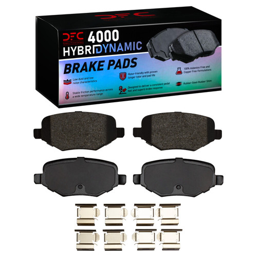 DFC 13-16 Lincoln MKT Rear 4000 HybriDynamic Brake Pads and Hardware Kit