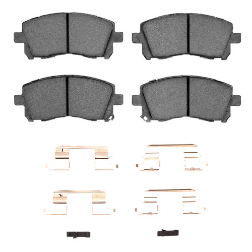 DFC 5000 Advanced Ceramic Front Brake Pads and Hardware Kit, Subaru Outback 1997-2003