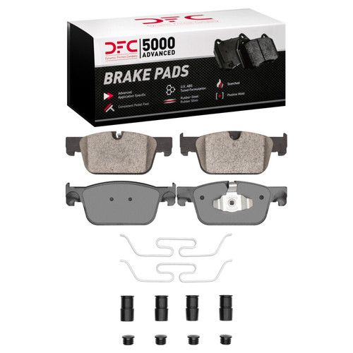 DFC 17-25 Volvo S60/V60/V90/S90/XC60 Front 5000 Advanced Ceramic Brake Pads and Hardware Kit
