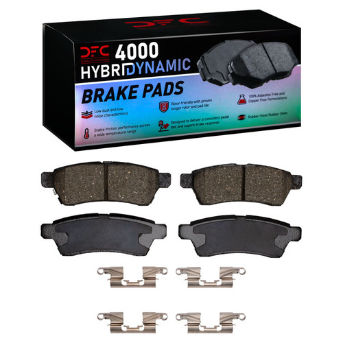 DFC 05-25 Nissan Frontier Rear 4000 HybriDynamic Brake Pads and Hardware Kit