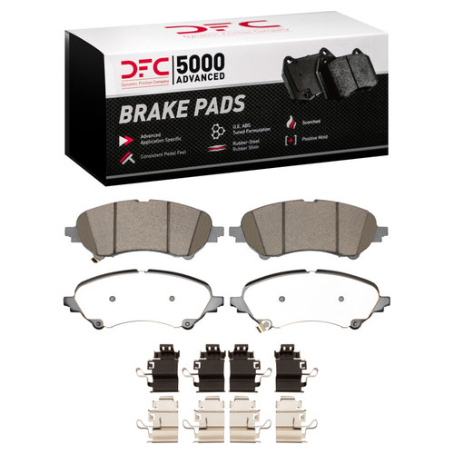 DFC 23-25 Nissan Ariya Front 5000 Advanced Ceramic Brake Pads and Hardware Kit